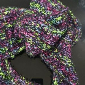 Steve Madden infinity multicolored scarf‎